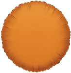 Convergram Mylar & Foil Orange Round 18″ Metallized Balloon