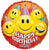 Convergram Mylar & Foil Party Smilies Birthday 18″ Foil Balloon