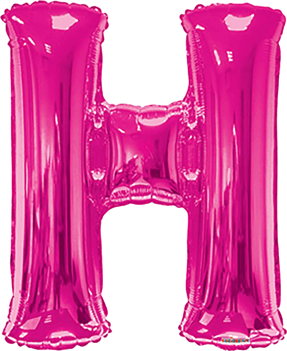 Pink letter balloons deals