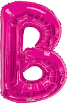 Convergram Mylar & Foil Pink Letter B 34″ Balloon