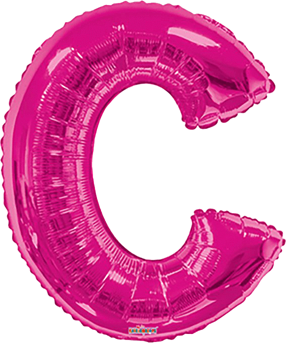 Pink C Sticker Pink Letter C