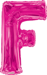 Convergram Mylar & Foil Pink Letter F 34″ Balloon