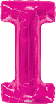Convergram Mylar & Foil Pink Letter I 34″ Balloon