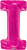 Convergram Mylar & Foil Pink Letter I 34″ Balloon