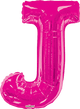 Pink Letter J 34″ Balloon