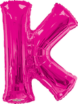 Convergram Mylar & Foil Pink Letter K 34″ Balloon