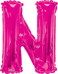 Convergram Mylar & Foil Pink Letter N 34″ Balloon