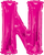 Convergram Mylar & Foil Pink Letter N 34″ Balloon