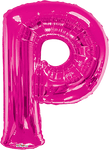 Convergram Mylar & Foil Pink Letter P 34″ Balloon