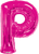 Convergram Mylar & Foil Pink Letter P 34″ Balloon