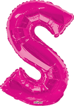 Convergram Mylar & Foil Pink Letter S 34″ Balloon