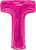 Convergram Mylar & Foil Pink Letter T 34″ Balloon