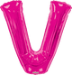 Pink Letter V 34″ Balloon