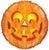 Convergram Mylar & Foil Pumpkin Jack o' Lantern 18″ Balloon