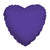 Convergram Mylar & Foil Purple Heart 18″ Balloon