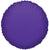 Convergram Mylar & Foil Purple Round 18″ Balloon