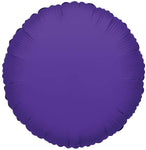 Convergram Mylar & Foil Purple Round 18″ Metallized Balloon