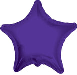 Convergram Mylar & Foil Purple Star 18″ Balloon