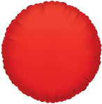 Convergram Mylar & Foil Red Round 18″ Balloon