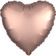 Rose Copper Heart Matte 18″ Balloon