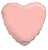 Convergram Mylar & Foil Rose Gold Heart 18″ Balloon