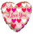 Convergram Mylar & Foil Rose Gold I Love You Hearts 18″ Balloon