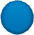 Convergram Mylar & Foil Royal Blue Round 18″ Balloon