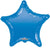 Convergram Mylar & Foil Royal Blue Royal Blue Star 18″ Gellibean Balloon