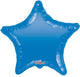 Royal Blue Star 18″ Gellibean Balloon