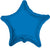Convergram Mylar & Foil Royal Blue Star 18″ Balloon