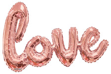 𝓵𝓸𝓿𝓮 Script Rose Gold 36" Love Balloon Phrase