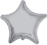 Convergram Mylar & Foil Silver Star 18″ Balloon