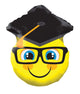 Smiley With Grad Cap