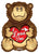 Convergram Mylar & Foil Smiling Bear I Love You Heart 28″ Balloon