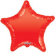 Solid Red Star 18″ Balloon