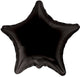 Solid Star Black 9″ Balloon (requires heat-sealing)