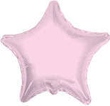 Convergram Mylar & Foil Solid Star Light Pink 9″ Balloon