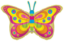 Convergram Mylar & Foil Spring Butterfly Shape 36″ Balloon