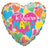 Convergram Mylar & Foil Te Quiero Mamá Hearts 18″ Balloon