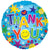 Convergram Mylar & Foil Thank You Colorful 18″ Balloon