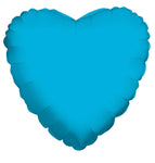 Convergram Mylar & Foil Turquoise Blue Heart 18″ Balloon