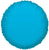 Convergram Mylar & Foil Turquoise Blue Round 18″ Metallized Balloon