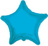 Convergram Mylar & Foil Turquoise Blue Star 18″ Balloon