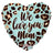 Convergram Mylar & Foil We Love You Mom Animal Print Pattern 18″ Balloon