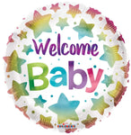 Convergram Mylar & Foil Welcome Baby 18″ Balloon