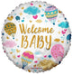 Welcome Baby Hot Air Balloons 18″ Balloon