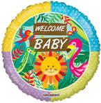 Welcome Baby Jungle 18″ Balloon