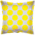 Convergram Mylar & Foil Yellow Circles Polka Dot Clear View 18″ Balloon