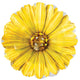 Globo amarillo de 18″ con flor de margarita y diamantes de imitación