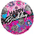 Convergram Mylar & Foil Zebra Patern Birthday 18″ Gellibean Balloon